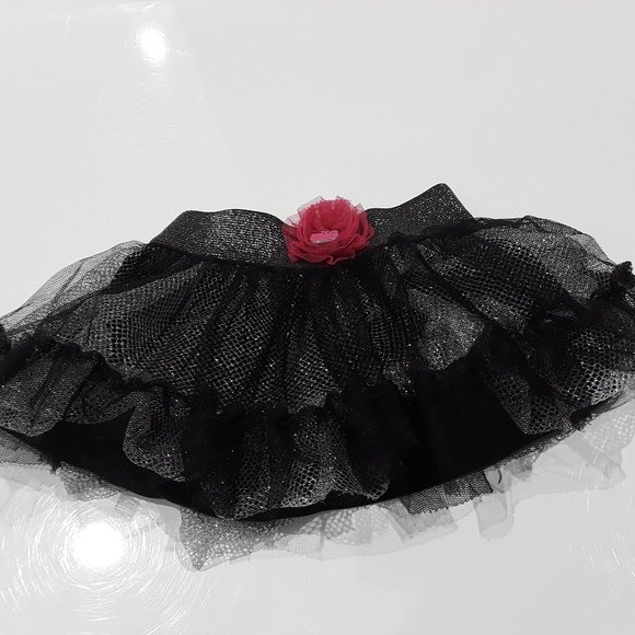 black sparkle tutu skirt
